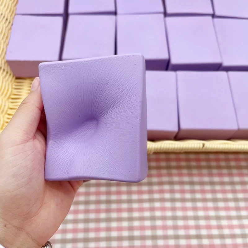 

Soft Milk Aroma Wet Soft Texture Sweet Taro Purple Milk Brick Slow Rebound Decompression Pinching Toy Reduce Stress Kids Toys