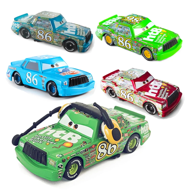 

Genuine Disney Pixar Cars 2 3 Lightning McQueen Anime Figure DJ 86 Series 1:55 Diecast Alloy Vehicle Kids Birthday Gifts