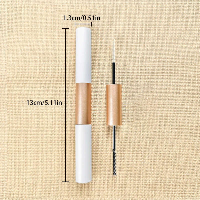 Tube AfricMascara à Double Tête avec Bouchon, Conteneur de Crème pour Cils, Bouteille de Maquillage, DIY, Cosmétique, 3.5ml