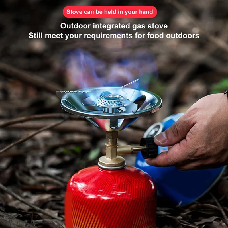 ABKP-Outdoor Gas Burner Windproof  Portable Folding Ultralight Split Gas Stove Tourist Equipment For Picnic