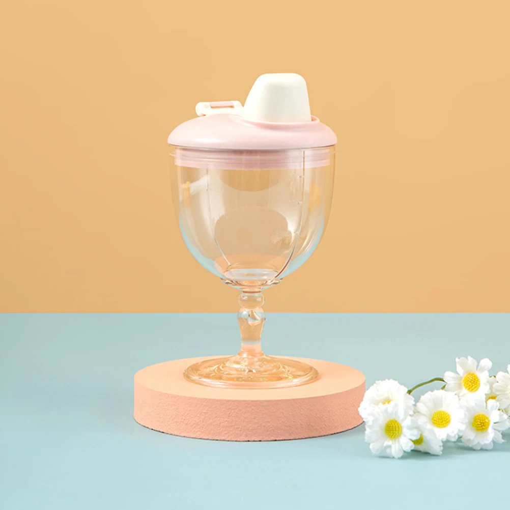 

Bottle Anti fall Cup 150ml Plastic Durable Design Spill proof s Toddler Juice Milk Container Clear Birthday Gift