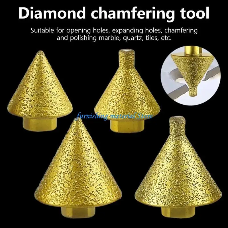 

Y5GD Conical Grinding Wheel Thread Deburring Chamfer Bits for Glass Ceramic Tiles