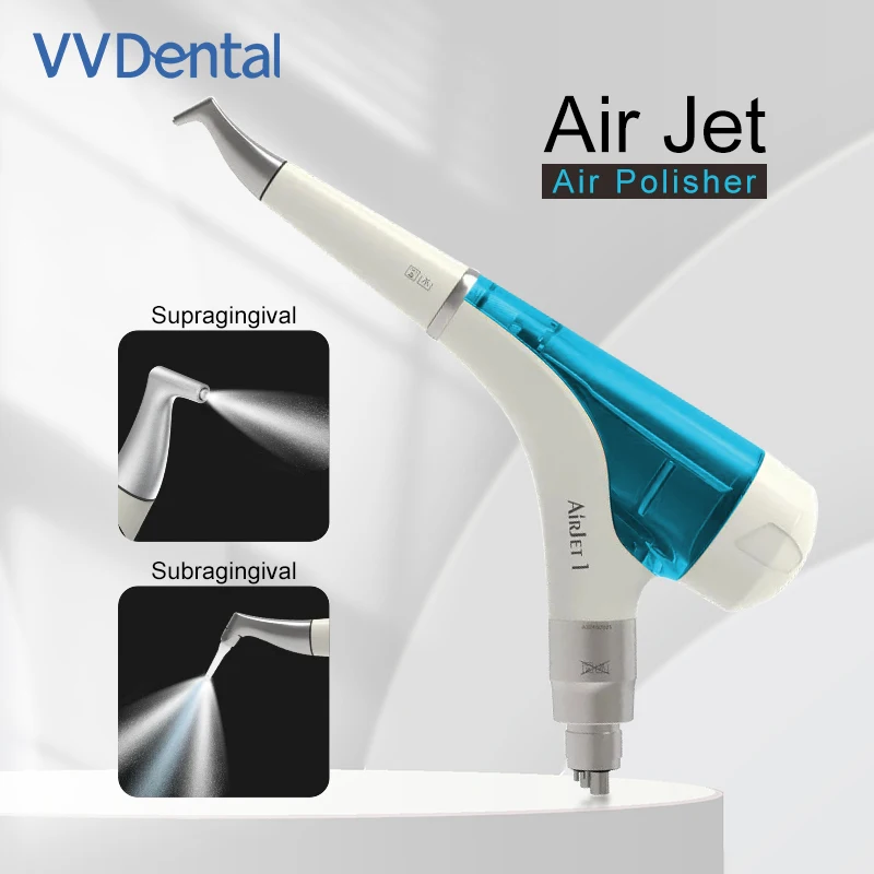 

VV Dental Air Water Polisher Teeth Cleaning Whitening Sandblasting Gun Prophy Supgingival+Subgingival