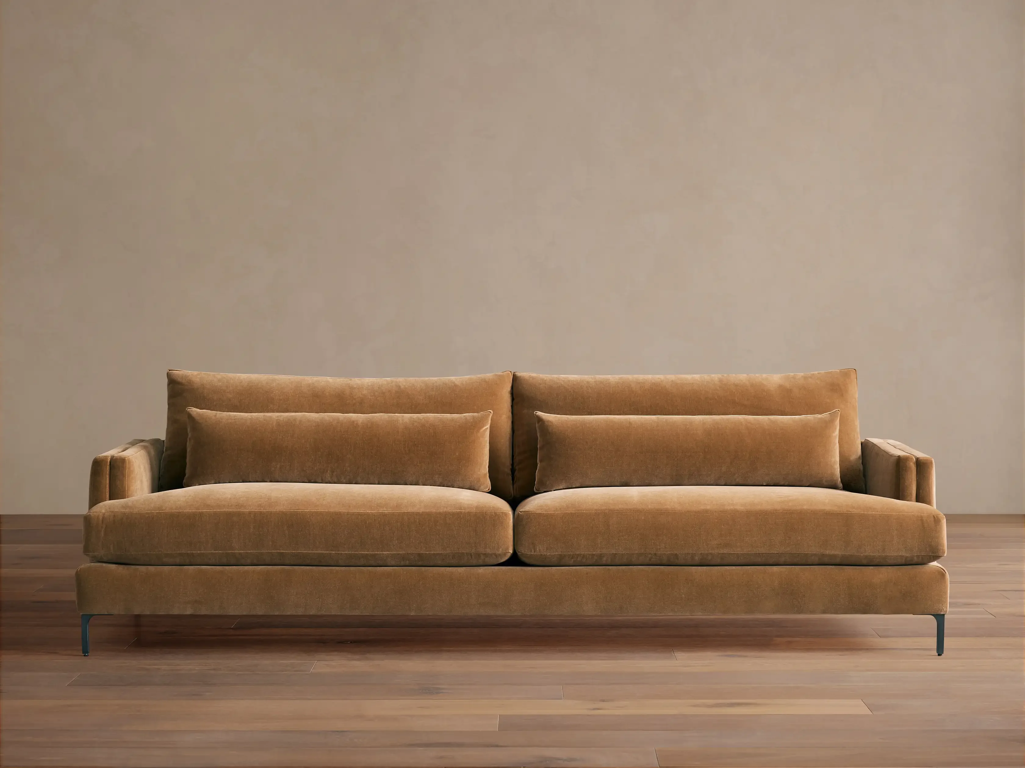 Luxury Design Sofa Built Laid Back Lounging Soft Feather Premium Foam Sofa Sets