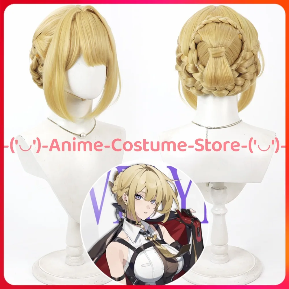 

Zenless Zone Zero Evelyn Schuvarier Cosplay Wig Anime Game Character Halloween Carnival Party Wigs Heat Resistant Synthetic Hair
