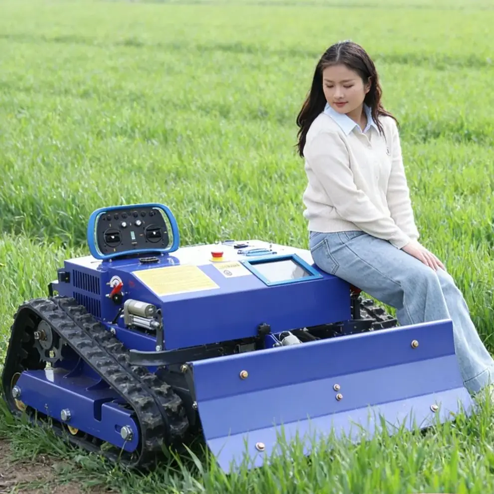 

Customized New Smart Automatic Lawn Mower Robot Wireless Electric Self Charging Obstacle Avoidance Remote Control For Home Garde