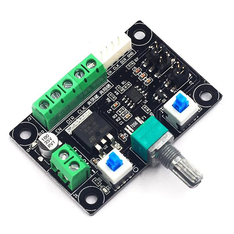 Controlador de Motor paso a paso DC 12V-24V, controlador de accionamiento, placa de módulo generador de señal de pulso PWM