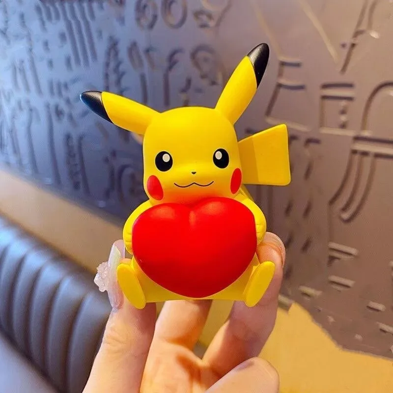 Pokemon Pikachu Anime Figures Toys blind box Couple Anime Figure Cartoon Fashion Action Figure Birthday Gift For Boy Children