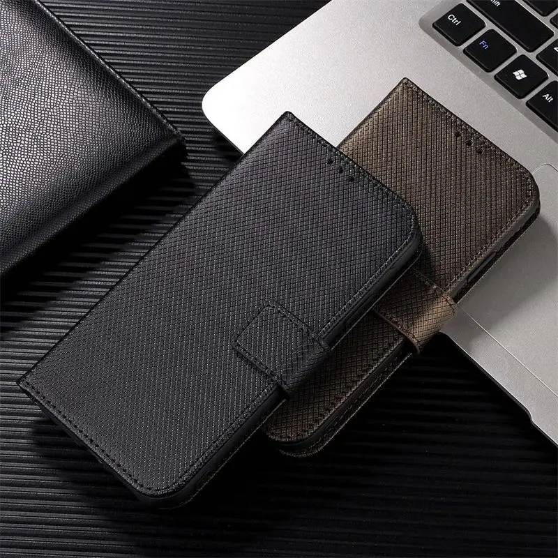 

Aurora For Oukitel C1 Pro Flip Case Grains Diamond Texture Leather Magnetic Holder Wallet Back Cover For Oukitel C1 Pro Shell