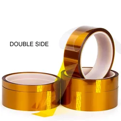 10M High Temperature Adhesive Tape Heat Resistant Polyimide Double Sided Kapton Tape 0.1mm Thickness