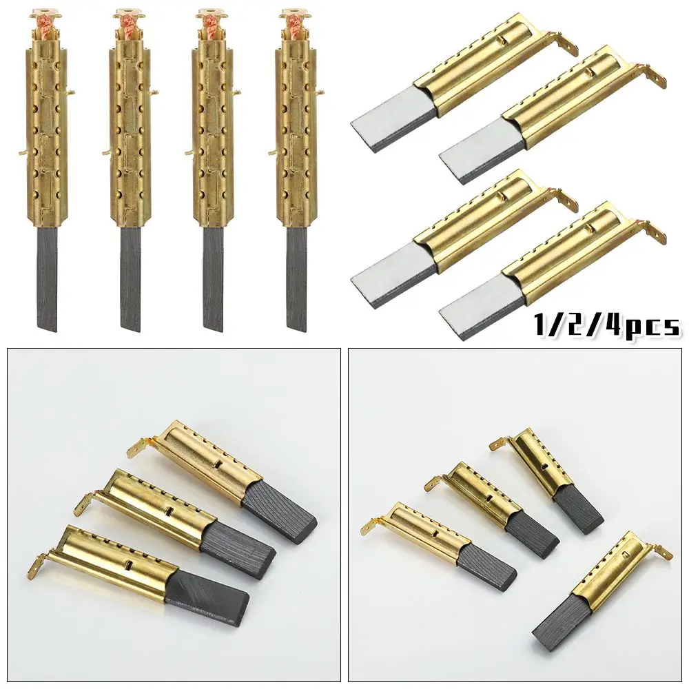 1/2/4pcs New Rotary Tool Hand Tools Carbon Brush Set Washing Machine Brush Carbon Brush Replacement Carbon Motor Brush