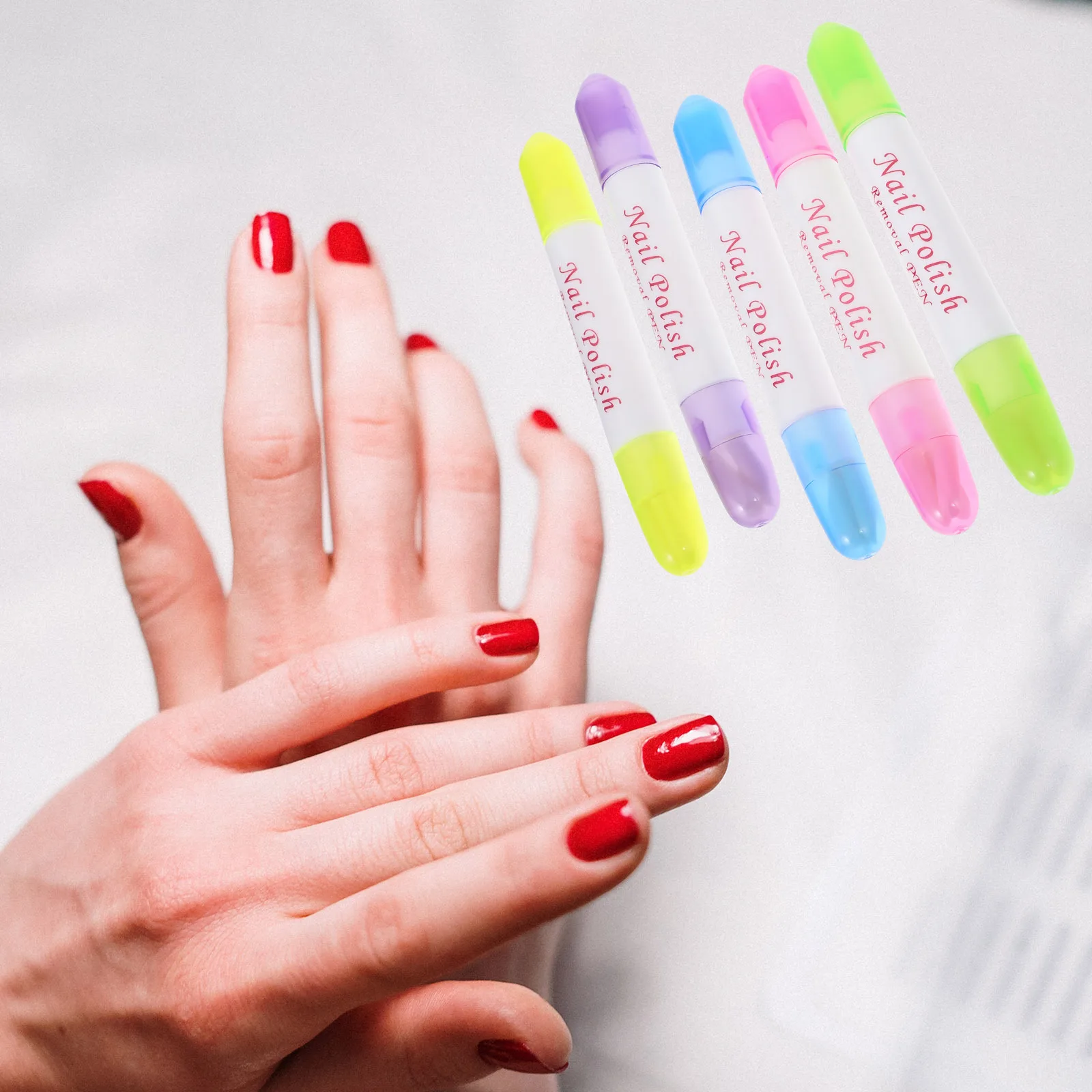 10Pcs Nail Polish Corrector Pen Easy to Carry Suitable for Women Home Manicure and Salons Nail Polish Remover Pen