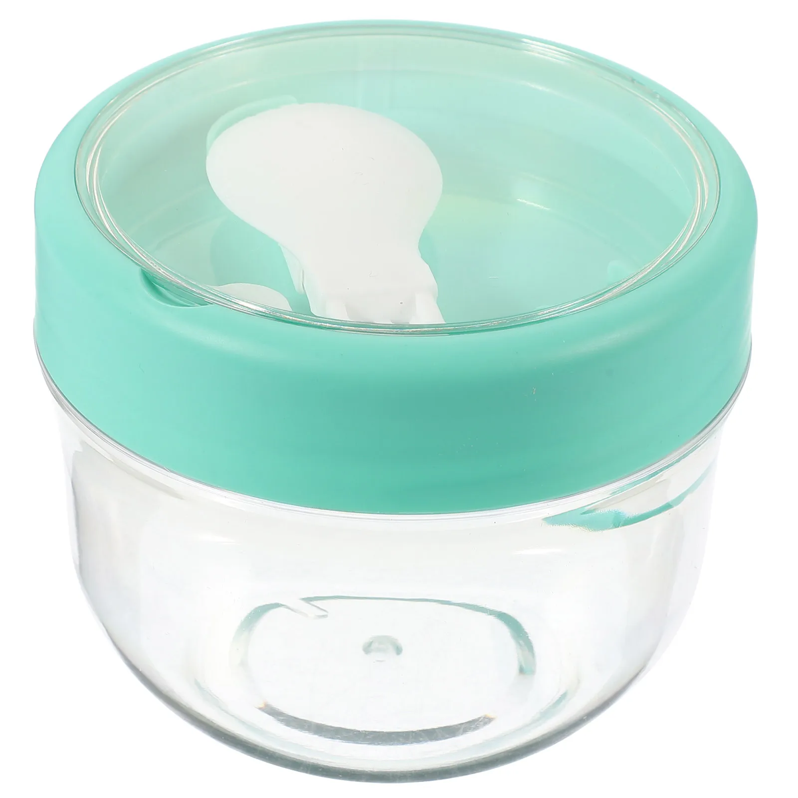 

Portable Breakfast Cup Oatmeal for Oats Overnight Jars with Lids Glass Container Silica Gel
