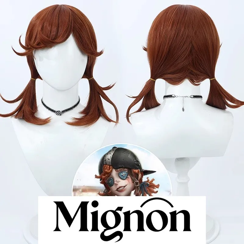 Peluca de cosplay Identity V Lily Leblanc, trenzas gemelas, regalo de Halloween