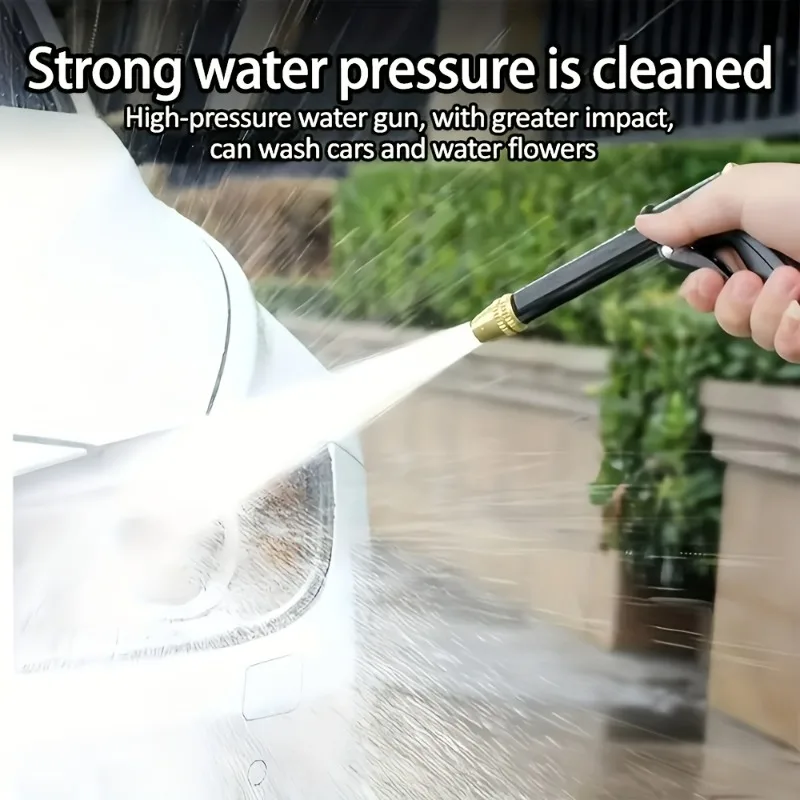 Heavy Duty Pressure Washer Gun Long Handle Ergonomic Grip Adjustable Nozzle for Car Garden Home Cleaning