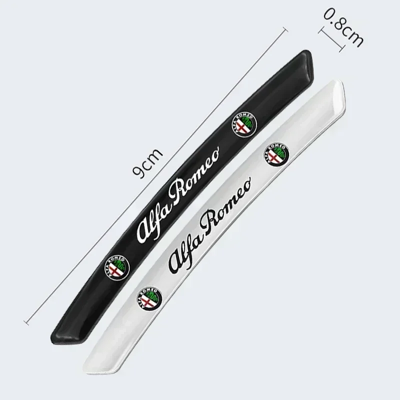 4Pcs Car Styling Aluminum Wheel Rims Racing Stickers Auto Accessories For Alfa Romeo 4C 159 Spider Giulia Giulietta 156 147