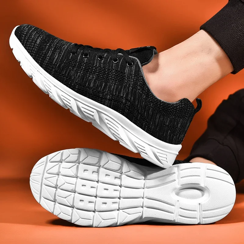 Men Shoes Comfortable Casual Sport Shoes for Men Trend Lightweight Walking Shoes Men's Sneakers Breathable Zapatillas Black 1 view 4