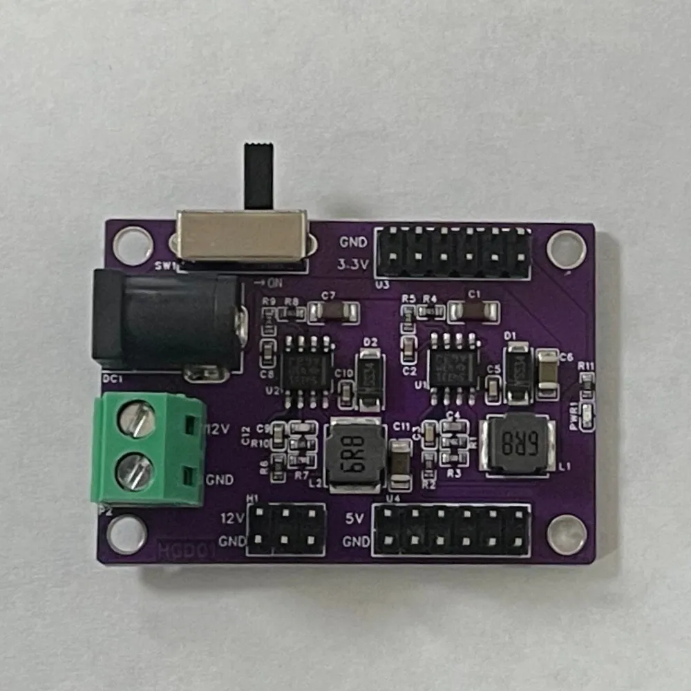 DC-DC Power Module, 7-28V Input, 3.3V/5V/12V Multi-output Voltage Converter, MOQ: 2 Pcs
