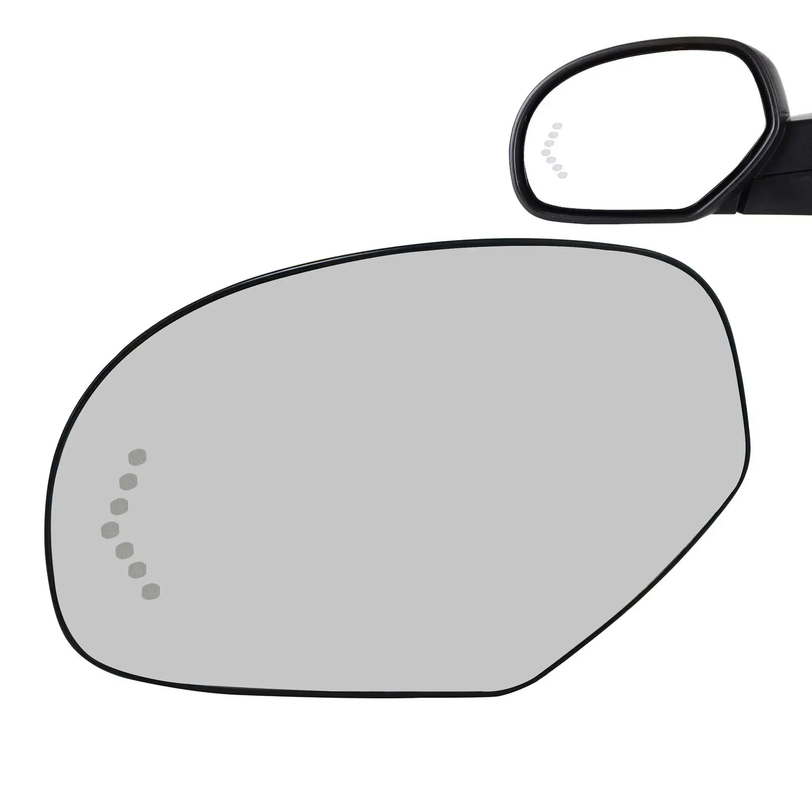 Left/Right  For 07-13 Chevrolet Tahoe GMC Yukon Mirror Glass Heated Turn Signal Arrow