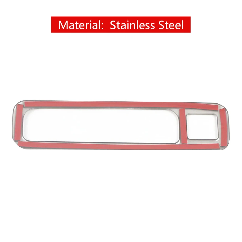 For Toyota Highlander XU70 Kluger 2020 2021 2022 2023 Stainless Car Trunk Door Handle Frame Cover Trim Sticker Accessories