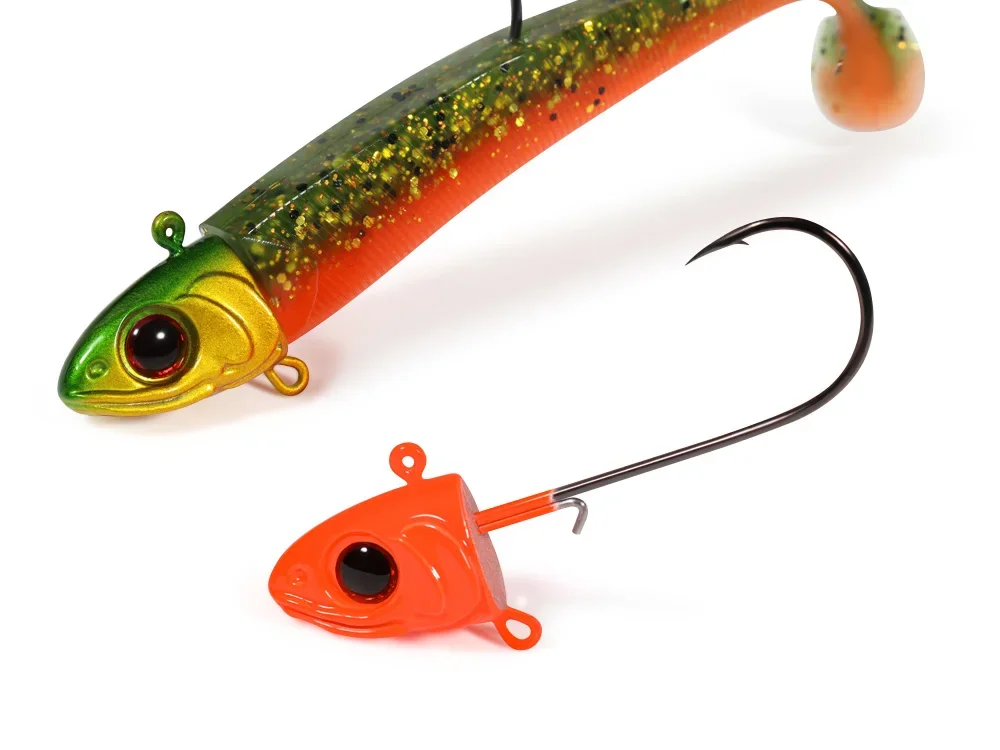 Spinpoler 7g/10g/14g/20g/30g Swimbait Jigkopf mit Weitem Gap und Langem Schaft, Widerhaken in Fischform, Jighaken für Süß- und Salzwasser-Angeln – Detail 12