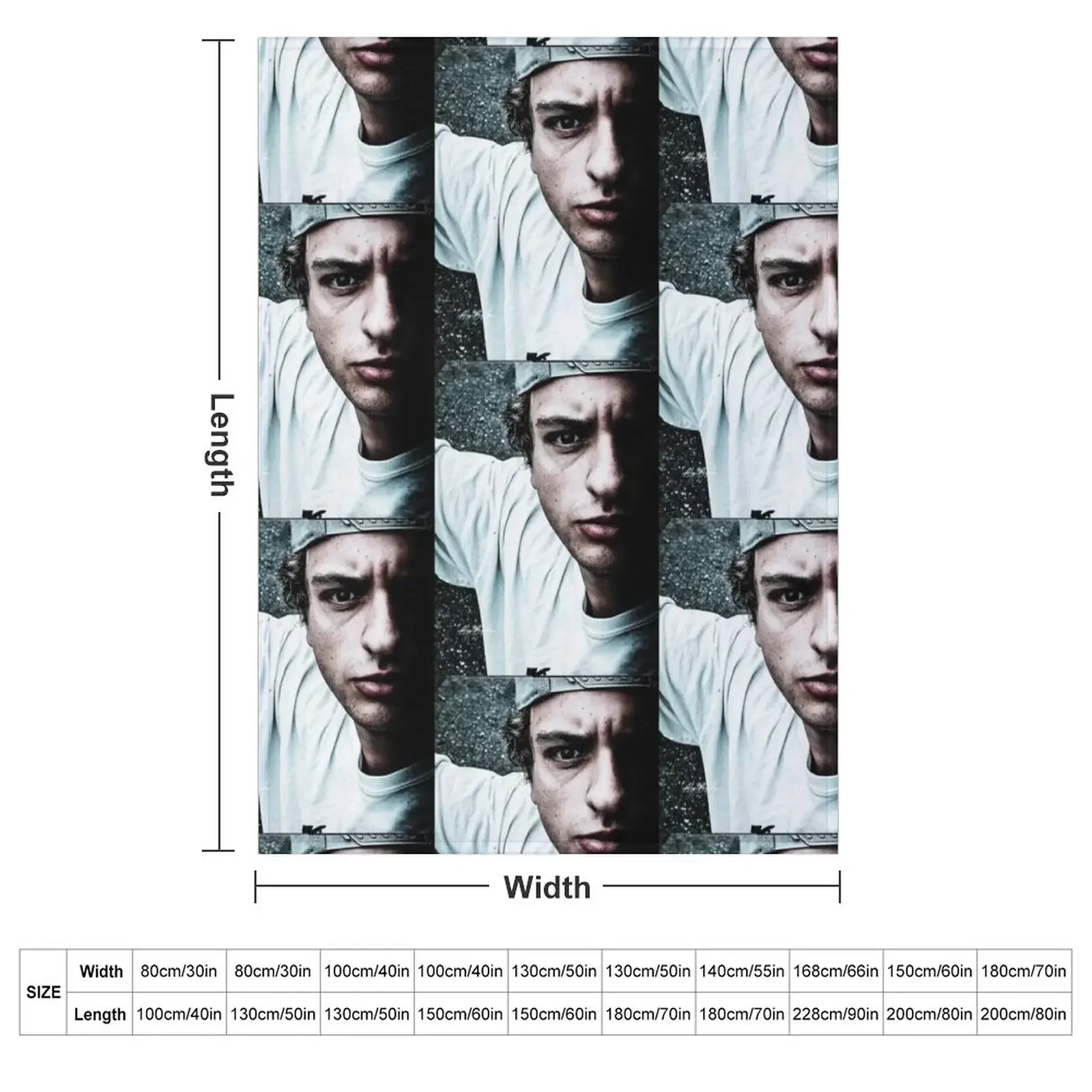 Funky Boy J Fryer Cap Photo Funkanometry Edit Throw Blanket Decorative Sofas Quilt Summer heavy to sleep Bed covers Blankets