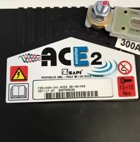 ZA-PI ACE2 UL AU3503 FZ5444 CONTROLLER 36-48V / 450 AMP Forklift Parts ACE-2 Zapi Inverter AC Motor Speed Controller