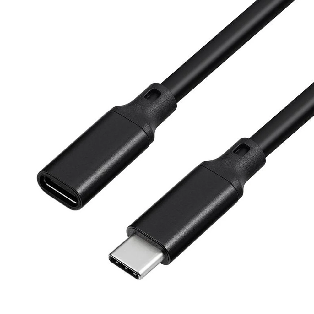 0.2M 0.3M 0.5M 1M 2M 3M 5M 100W 10 gb/s USB 3.2 Gen2 typu C męski na USB-C kobiet synchronizacja danych przewód ładujący 4k 60Hz kabel przedłużający