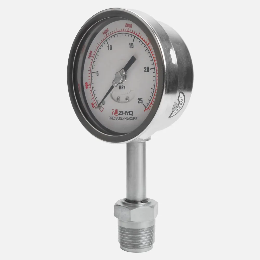 Thread Installation Shock Resistant Mud Pump Diaphragm Pressure Gauge