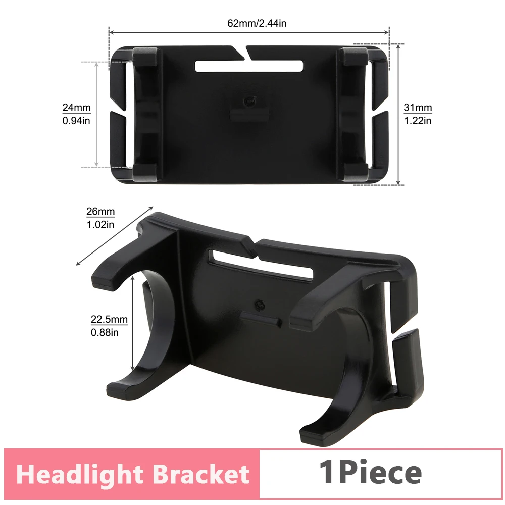 Linternas LED de seguridad, soporte de Faro, linterna de cabeza, tira de linterna, herramienta de accesorios, 1 unidad