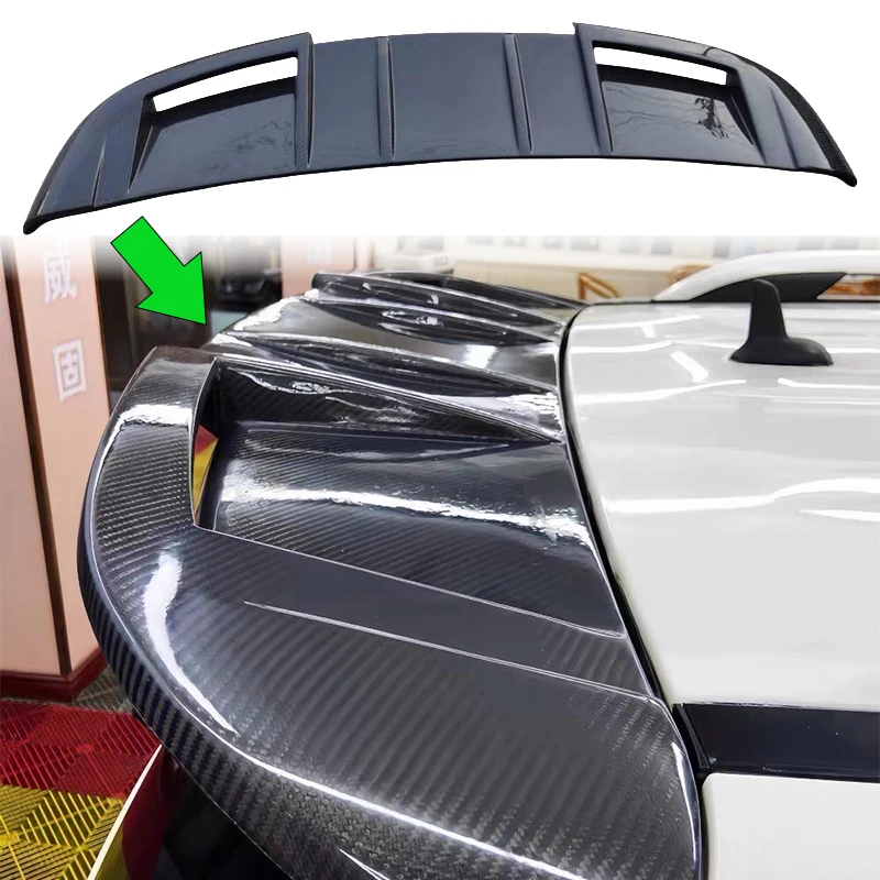 For Mercedes Benz GLK200 GLK260 GLK300 2008-2015 Carbon Fiber Rear Wing Roof Spoiler Body Kit Modified Upgrade Exterior X204