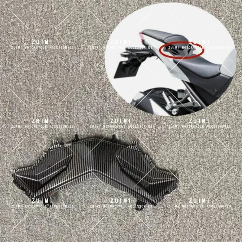 Carbon Fiber Rear Middle Fairing Panel For Kawasaki Ninja 300 Z300 250 2013-2017 Shell, protective plate Replacement parts