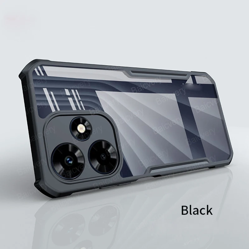 For OPPO Realme C51 C53 Note 50 Note 60 High Quality Anti-Drop Acrylic Back Shell Protective Lens Cover