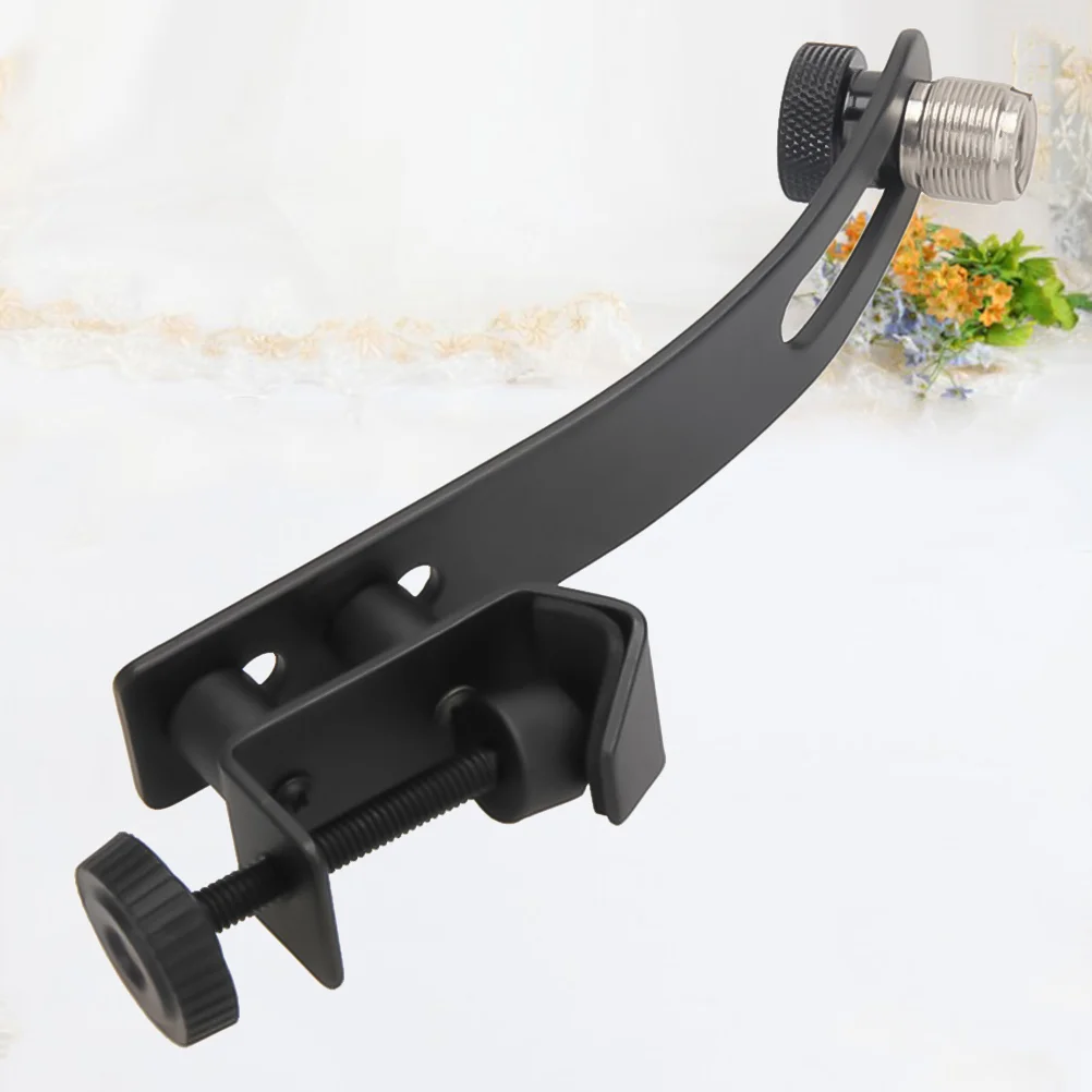 

Drum Kit Microphones Rim Mount Holder Adjustable Clip Accessories Shockproof Musical Instrument Tool