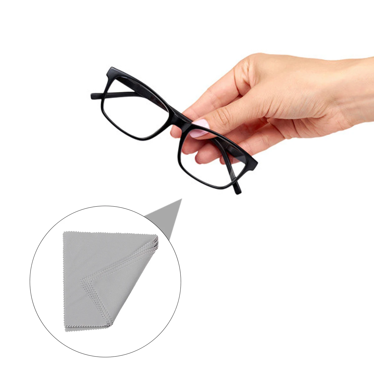 

50pcs Microfiber Cleaning Cloth For Lenses Glasses Jewelry Wiping Fadeless Durable Multi-Use Camera Accessories Photography