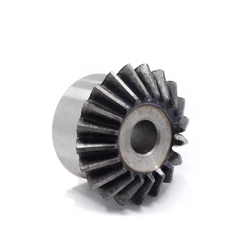 1pc 2m Bevel Gear 15 16 17 18 19 20 21 22~25teeth 1:1 90 Degrees Meshing Angle Metal Drive Transmission Gear 45# Steel Hardening