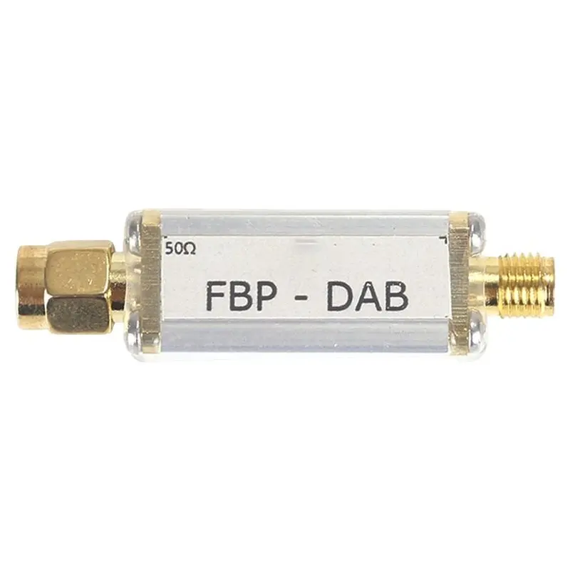 B03B-FBP-For DAB 175-237Mhz Small Band Pass Filter For DAB Digital Audio Broadcasting, High-Rejection 3W Power, SMA Interface
