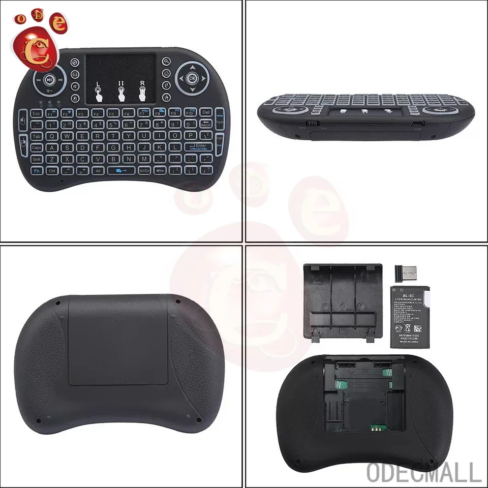 Handheld i8 Mini Wireless Battery Keyboard 2.4GHz English Language Air Mouse With Touchpad for Laptop Android TV Box PC
