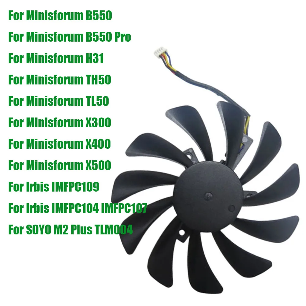 Fan For Minisforum B550 H31 TH50 TL50 X300 X400 X500 / B550 Pro For Irbis IMFPC104 IMFPC107 IMFPC109 For SOYO M2 Plus TLM004 view 2