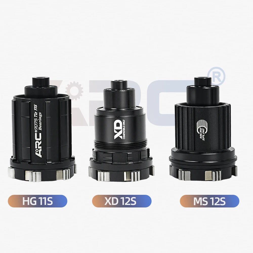 قوس تحمل محور 6 Pawls 28 32 36 ثقوب QR من خلال المحور الدراجة الجبلية MTB محور الأمامي والخلفي 10x135 12x142 9x100 15x100 ل HG MS XD