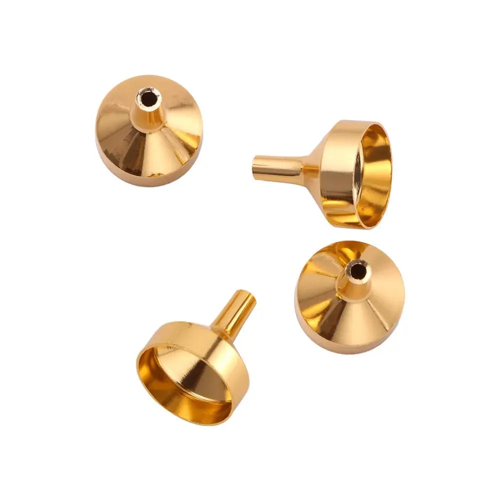 Metall-Make-up-Zubehör für kleine Flaschen, Trichter-Set zum Befüllen von Flaschen, Zubehör, Trichter, Werkzeuge zum Nachfüllen von Flüssigkeiten – Detail 9