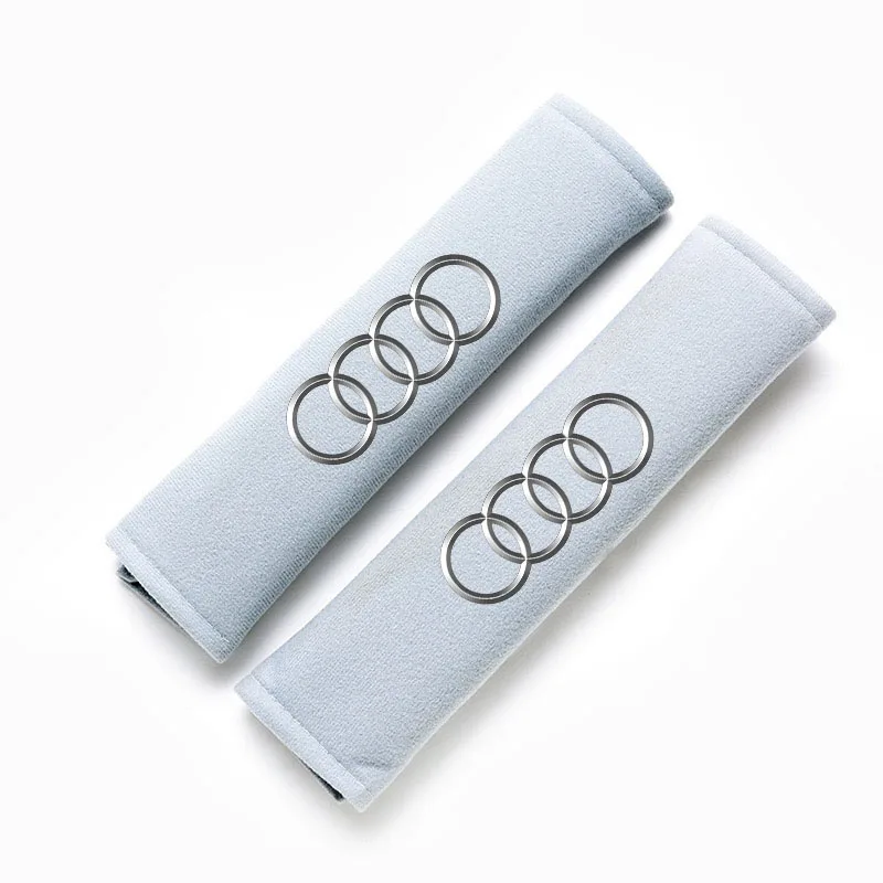 2Pcs High Quality Car Seat Belt Protection Shoulder Pad Cover For Audi Sline A3 A4 A5 A6 A7 A8 Q3 Q7 Q5 Q8 Car Accessories view 5