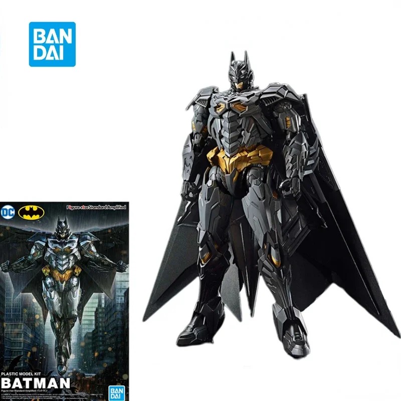 In Stock Bandai Original Genuine Figure-rise Standard Batman DC Bruce Wayne Anime Action Figure Toys Gifts Collectible Ornaments