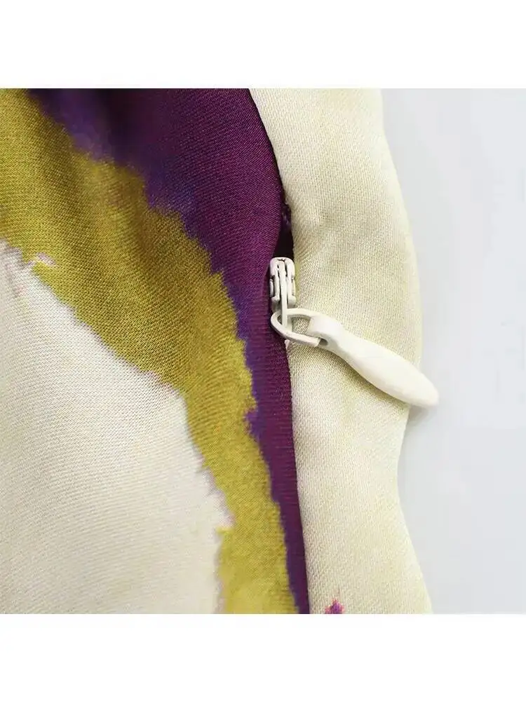 Women Summer Long Dresses 2025 New Fit Party Fashion Vintage Female Sleeveless Flower Print Round Neck Midi Dress Woman T7WE