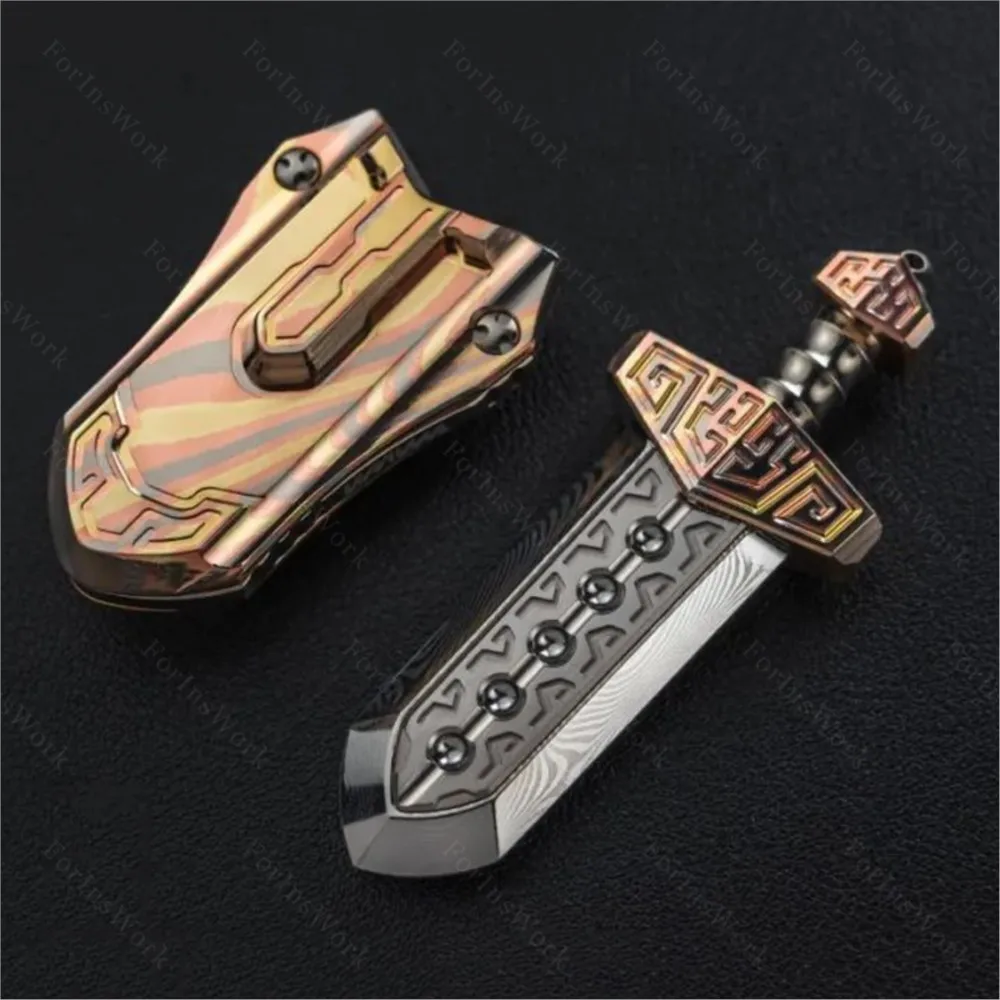 WANWU Taia Sword zirc EDC　正規品　ジルコニウム製 WANWU Special Materials Taia Sword Oil Slick Zirconium Mechanical