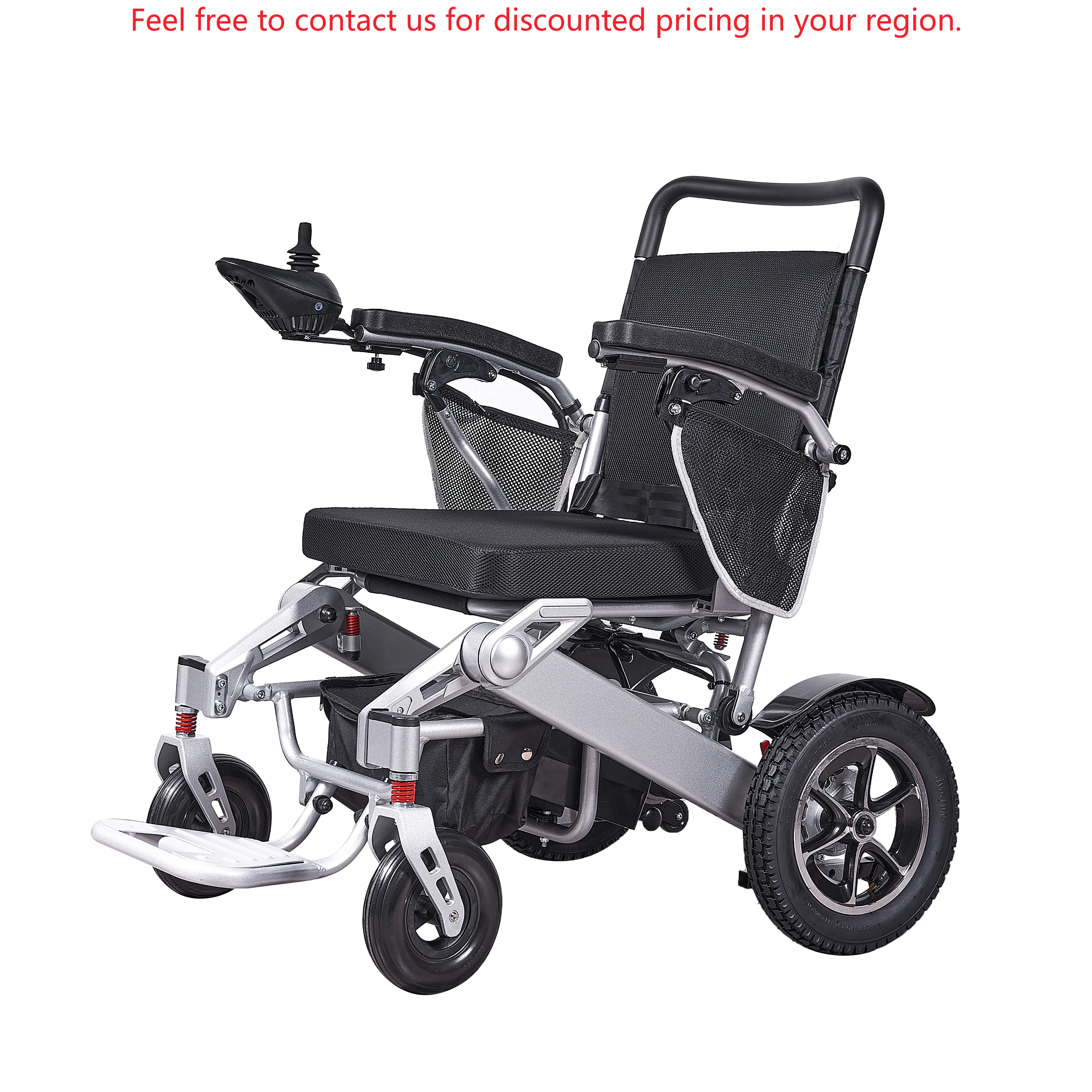 

Hot Selling Comfortable And Lightweight Fast Fold Durable Disabled Aluminum Alloy Power Wheelchair For Disabled