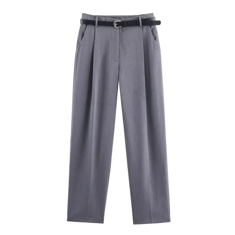 Giacca da donna casual in tinta unita, set di pantaloni, tailleur pantalone alla moda, maniche lunghe, cappotto streetwear, top da donna da ufficio