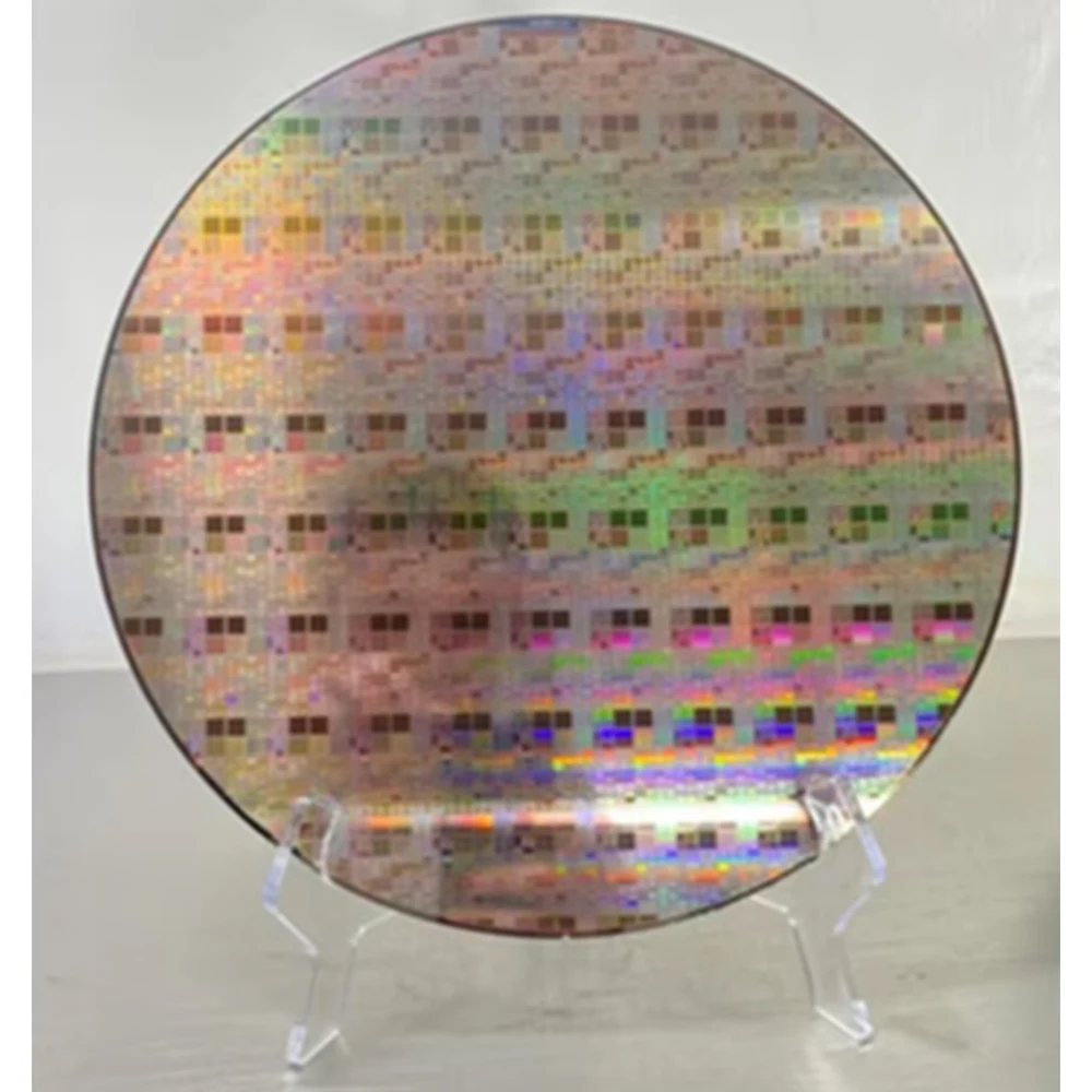 Silicon Wafer 12-Inch Lithography Chip Semiconductor Exhibition Siliconwafer Dummywafer+Wafer Box+Bracket