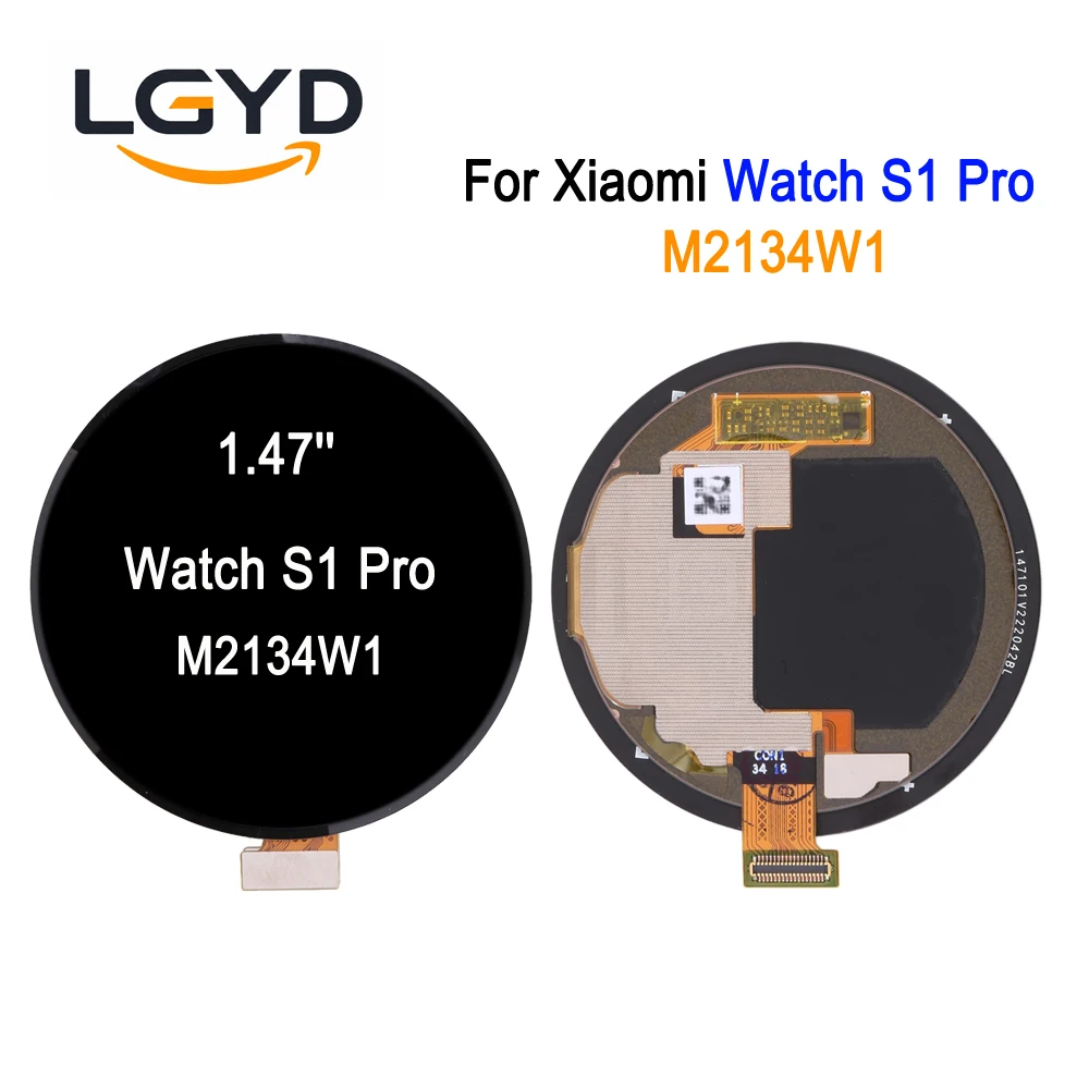Écran AMOLED de 1.47 pouces pour Xiaomi Watch S1 Pro 46mm 2022, M2134W1, pièce de rechange pour réparation d'écran tactile