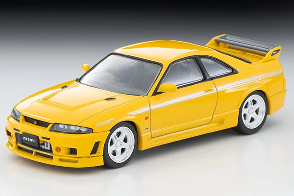 TOMICA TLV 1:64 N305a NISMO 400R yellow, alloy static Miniaturized car Tide play model, boy's holiday gift, Room decoration.